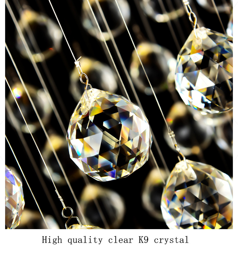 Modern Lustre Crystal Ball Design Chandelier Large Crystal Ball Chandelier(WH-NC-20)