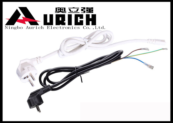 European Schuko Plug German Power Cord VDE Approval For Home Appliance