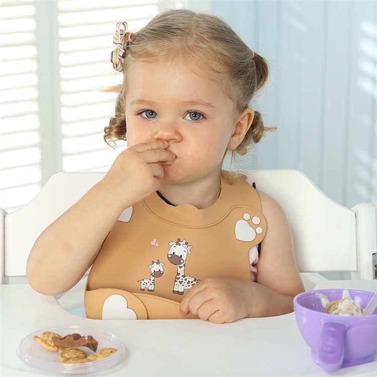 Silicone Disposable Bibs For Infants