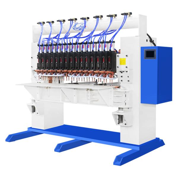 HWASHI Automatic Spot Welding Of Stiffeners On Shelves , Automatic Resistance