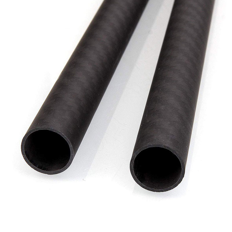 OEM CNC Machining 3K Matte Plain Carbon Fiber Tube