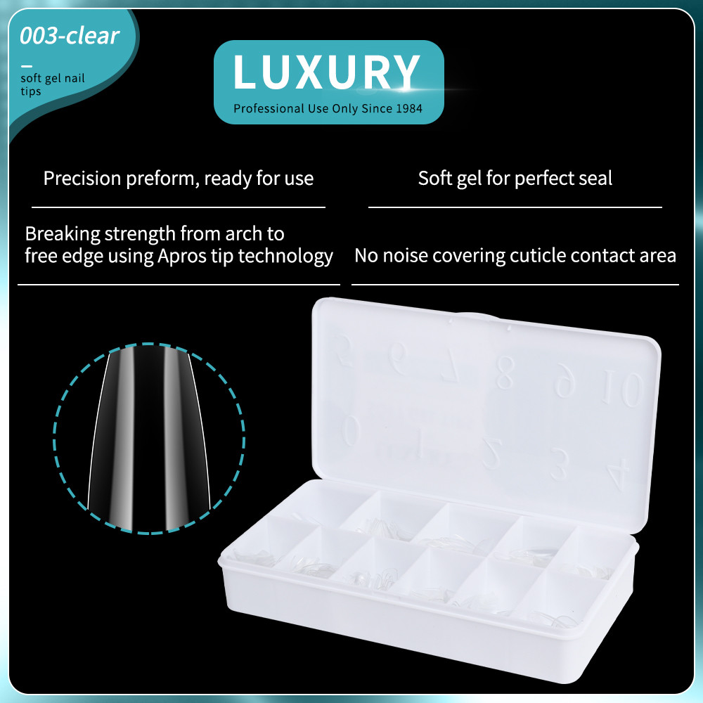 Medium Stiletto Nails 11 Sizes Press-on Full Cover Sharp Shape Fake Nails For Nail Extensions