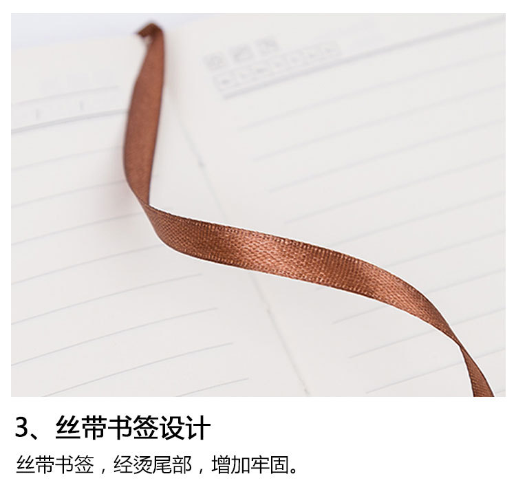 Gift Box Stationary Set With A5 Notebook And Pen In Leather Cover For Business Planning