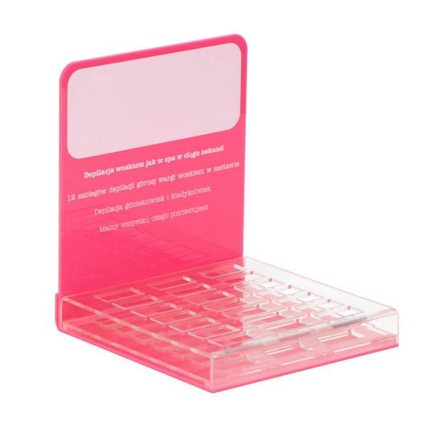 Lipstick Nail Polish POS Acrylic Display Shelf , Plexiglass Cosmetic Display
