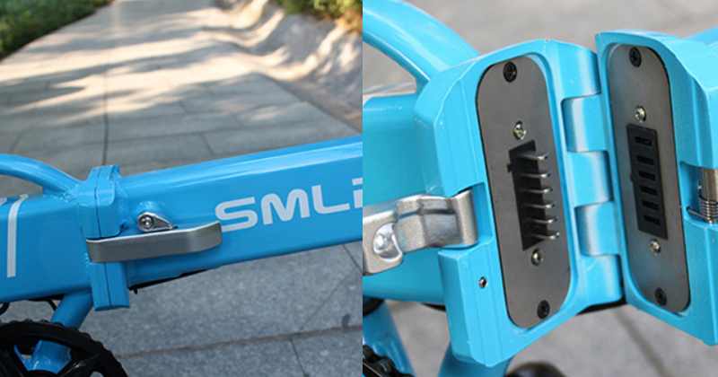 Folding Electric Powered Bicycles 36V Battery LED Highlight Headlights