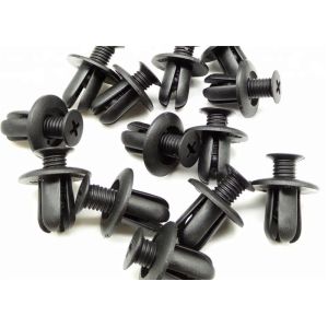 China Auto Car Plastic Rivet Fasteners / Mud Flap Bumper Fender Plastic Push Clips on sale