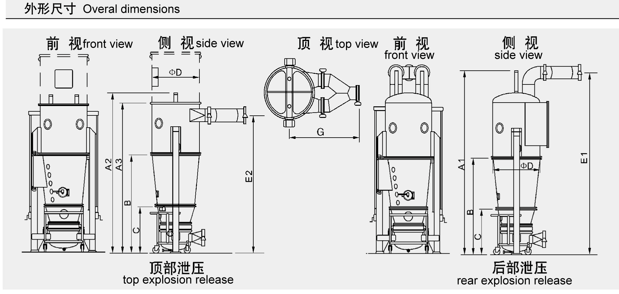 Aspirin Coating Powder Granulator Machine For Pharm Industry Multi Functional