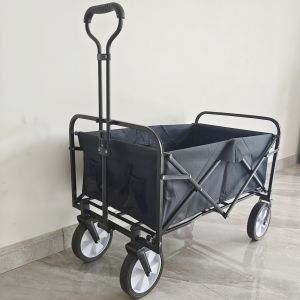 Adjustable Handle Heavy Duty Camping Cart Utility Collapsible Storage Folding