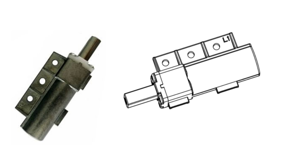 Custom 40 - 90KGF.CM One Way Hinge Damper Rotary for Washing Machine