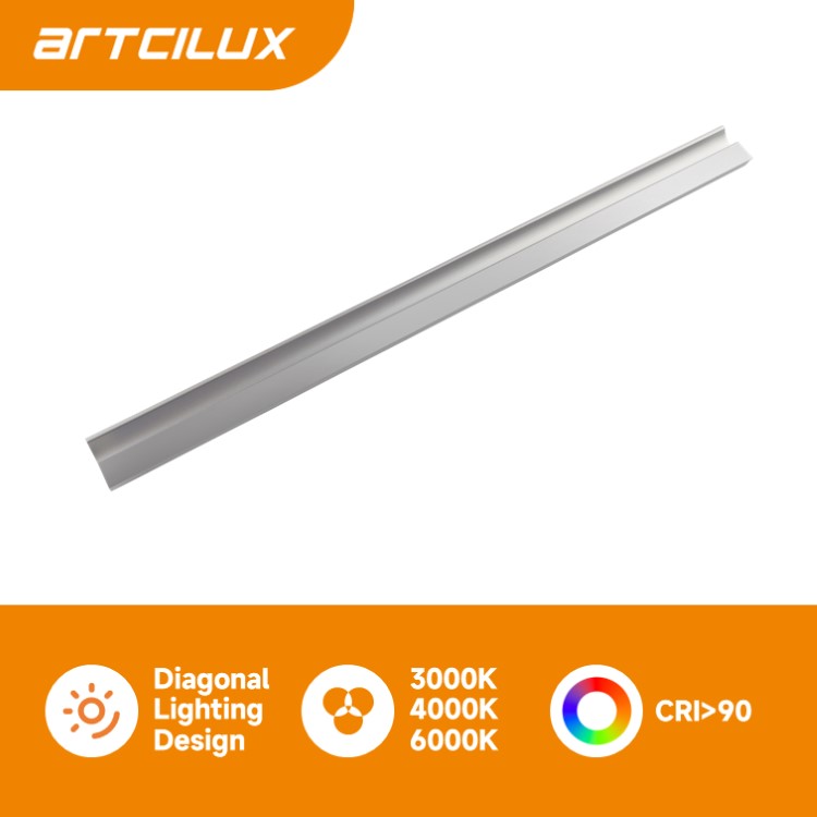 Gradient Glow Recessed Mounted Customized Length Under Cabinet Light A220EA