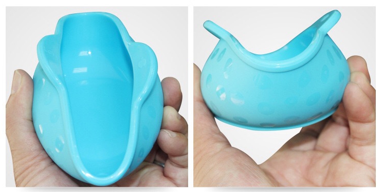 Great Function Fancy Design Newborns Baby Shower Gift Silicone Suction Rice Soup Bowl Baby Feeding Spoons Set