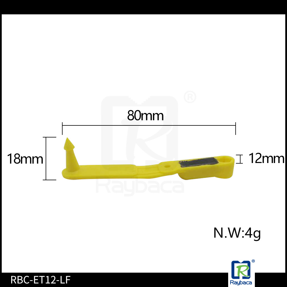 12mm Width Low Frequency 134.2KHz RFID Livestock Id Tags