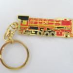 Fashion promotional metal keyring with customized logo and gift box