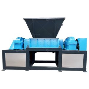 Double Shaft Metal Shredder with Positive Reverse Rotation and Recycling