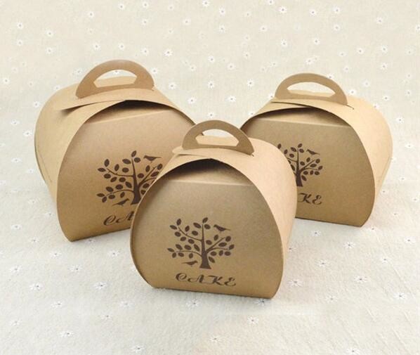 Wholesale custom Paper Cookies packing Cake Box with PVC window,Wholesale Plastic Square Birthday Wedding Packaging Clea