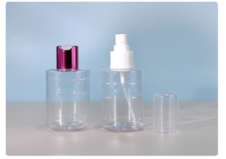 30ml 50ml 100ml PET Spray Bottle Luxury Glass Refillable Perfume Bottle With Wooden Cap