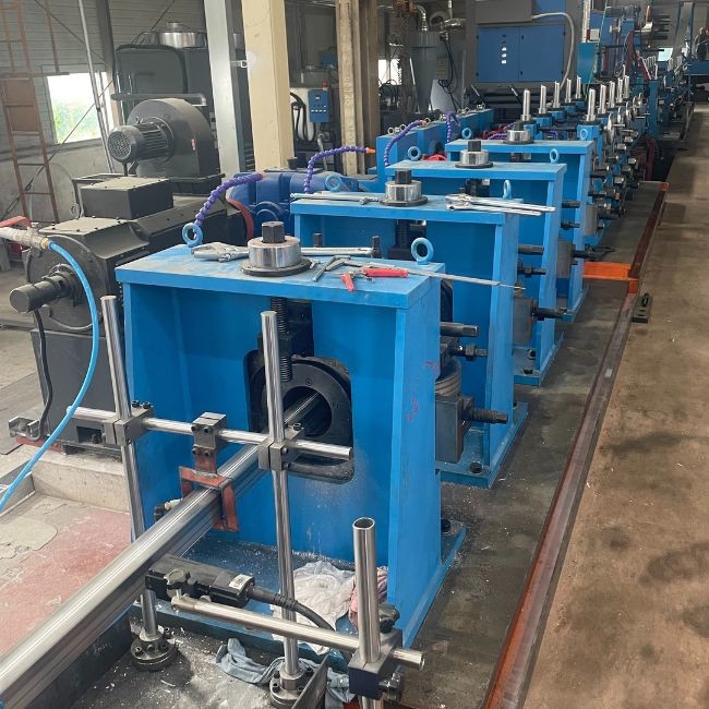 High Precision Stainless Steel Pipe Making Machine High Frequency Welded Pipe Mill Line