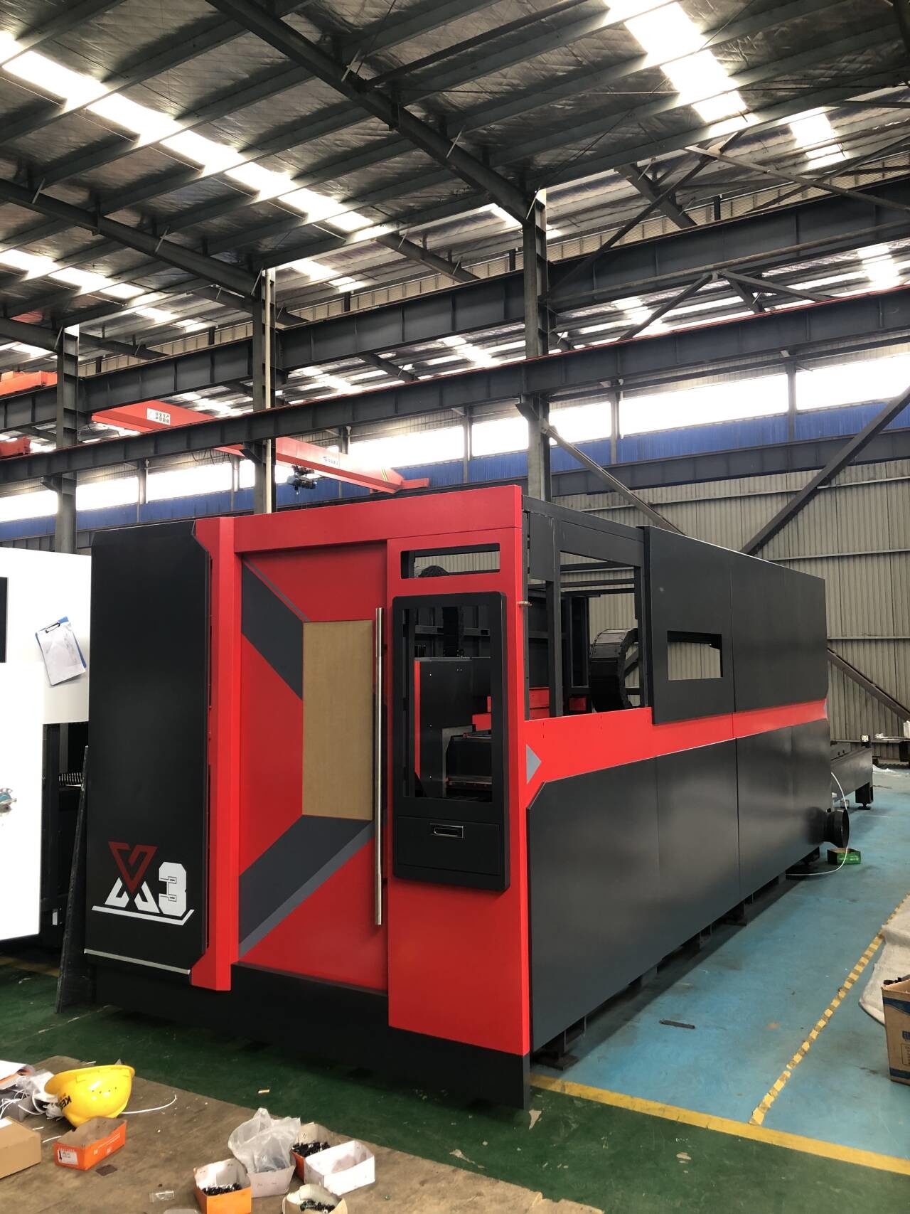 BOCHU Software Controlled Metal Cutting Laser Machine For Large Cutting Area 6000mm*2000mm