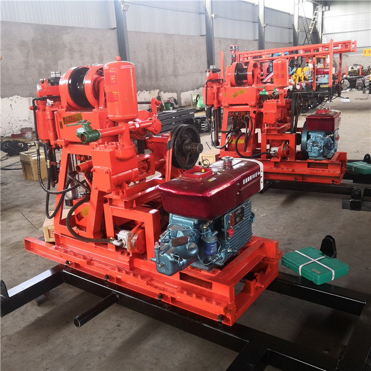 180m Portable Hydraulic Crawler Mounted Drill Rig For Water Borehole or Exploration Sample Collection
