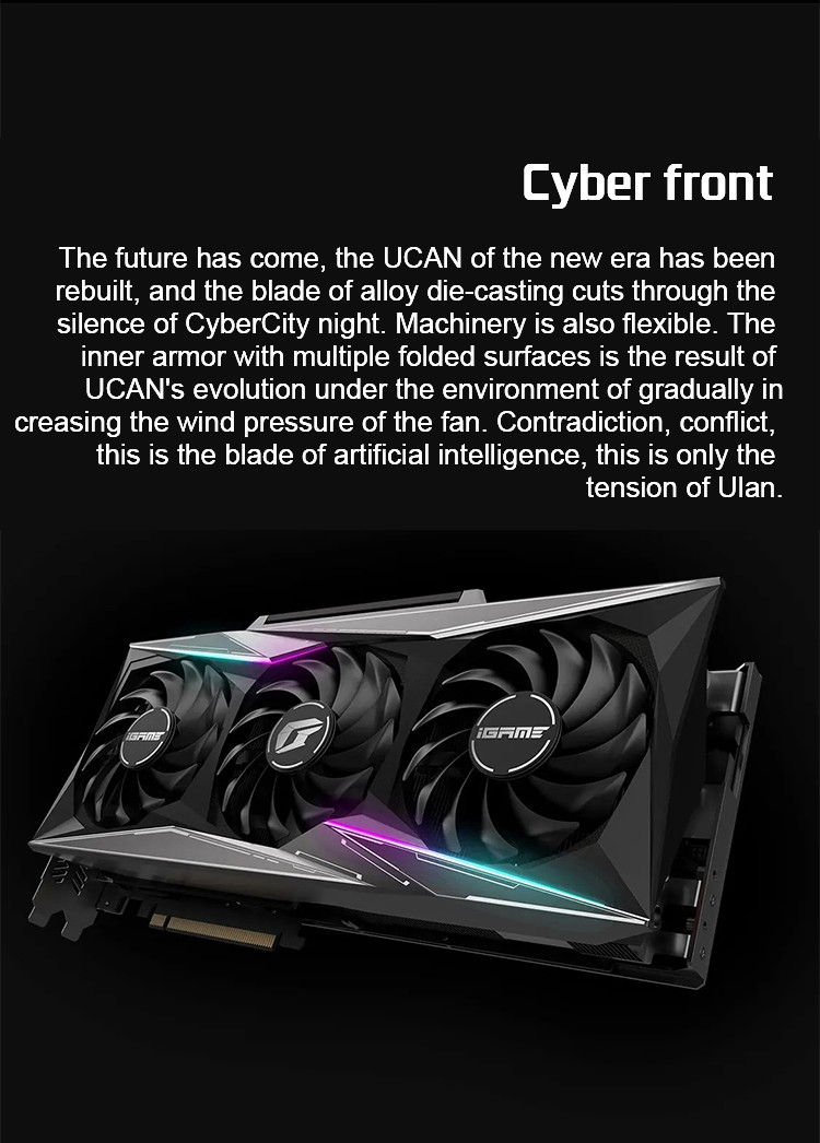 iGame GeForce RTX 3080 Ti Vulcan X OCNew NVIDIA Ampere Architecture Chip, 10240 CUDA Stream Processors