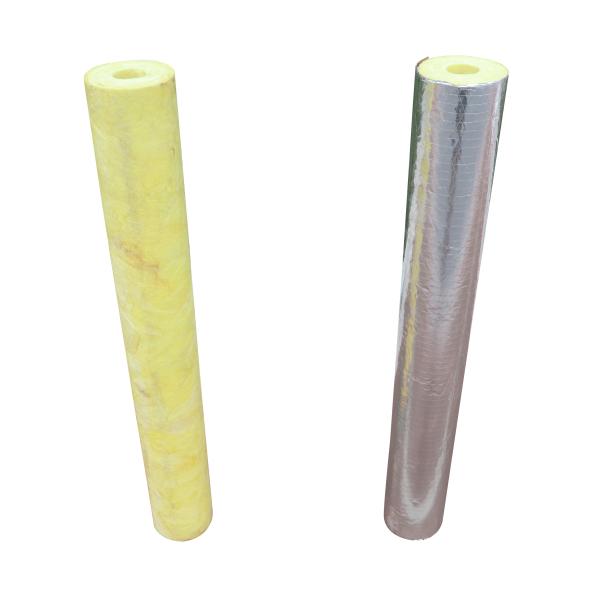 Fireproof Performance Guaranteed Glass Wool Fiberglass Pipe Insulation For HVAC