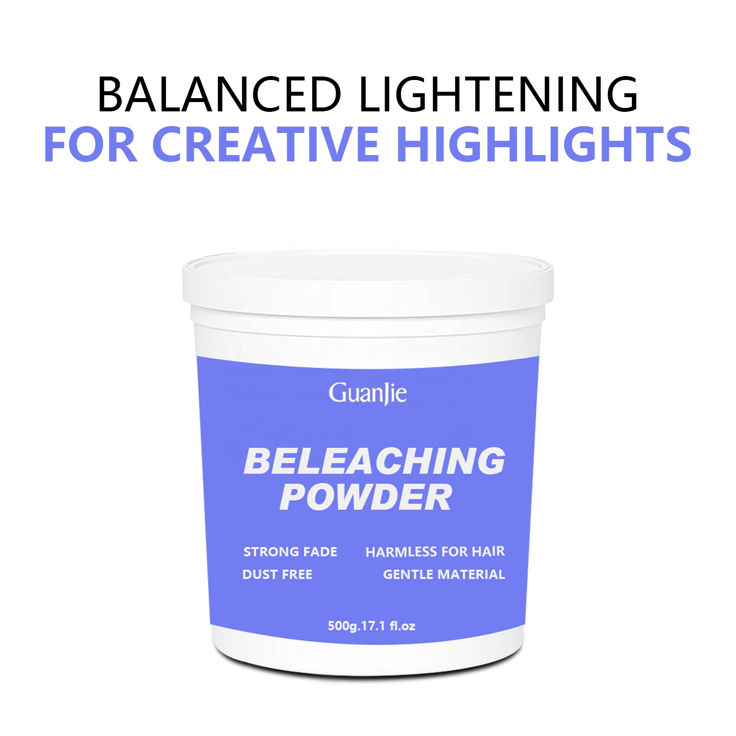 Lightening Hair Blonder Powder Blue Hair Dye Bleach Powder Permanent Form Cream