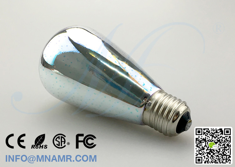 Hot Selling ST64 LED Bulb Medium Base E26 Dimmable 2200K 3000K 4000K 5000K 6000K Warm White Cold White Shop Lamps