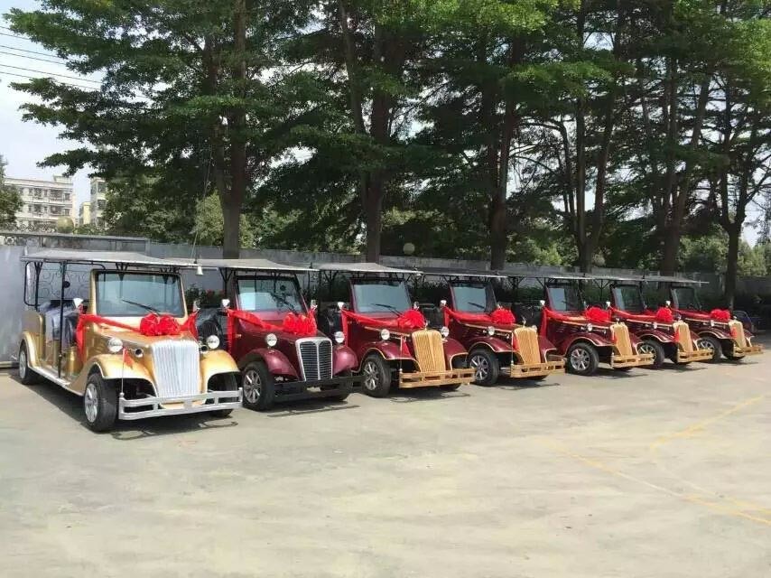 72V 14 Seats Electric Sightseeing Car For Multi Passenger 30km/h Max.Speed