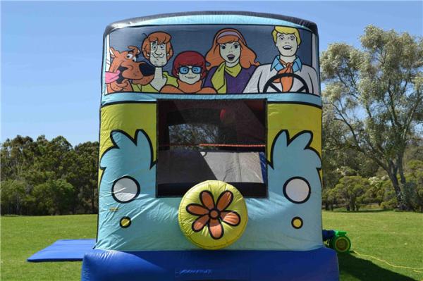 Scooby - Doo Mystery Machine Backyard Kids Jumping Castle / Blow Up Bounce