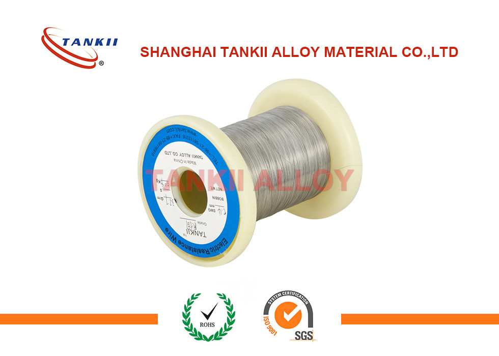 Bare Nichrome Resistance Wire Bright Soft Surface In Silver White Colour