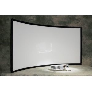HD Customized Curved Projection Screen,fixed frame screen 180 Degree For Flight