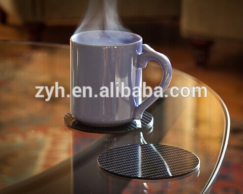 Hot Sales Carbon Fiber Products Carbon Fiber Drinking Coaster