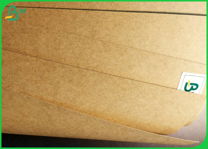 Roll Packing 180gsm Natural Brown Kraft Liner Board For Recycled Package