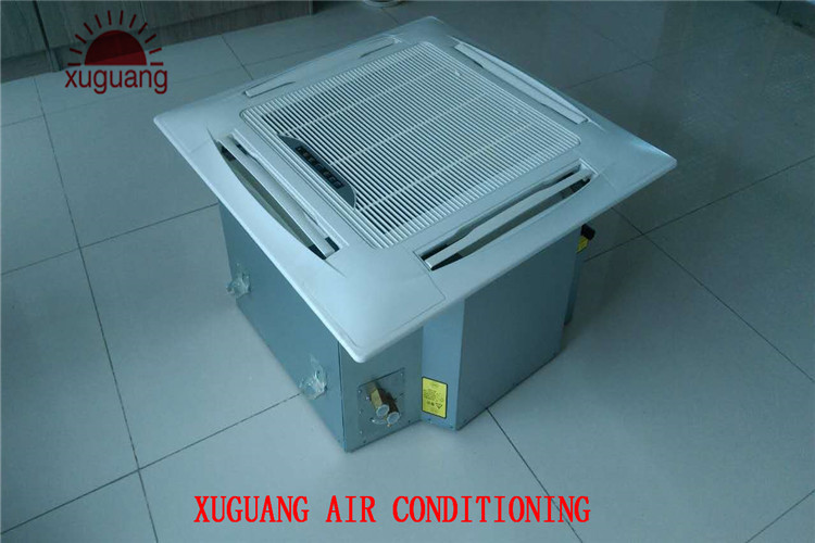 Heating And Cooling Central Hydronic Cassette Fan Coil Units FCU 4 Way