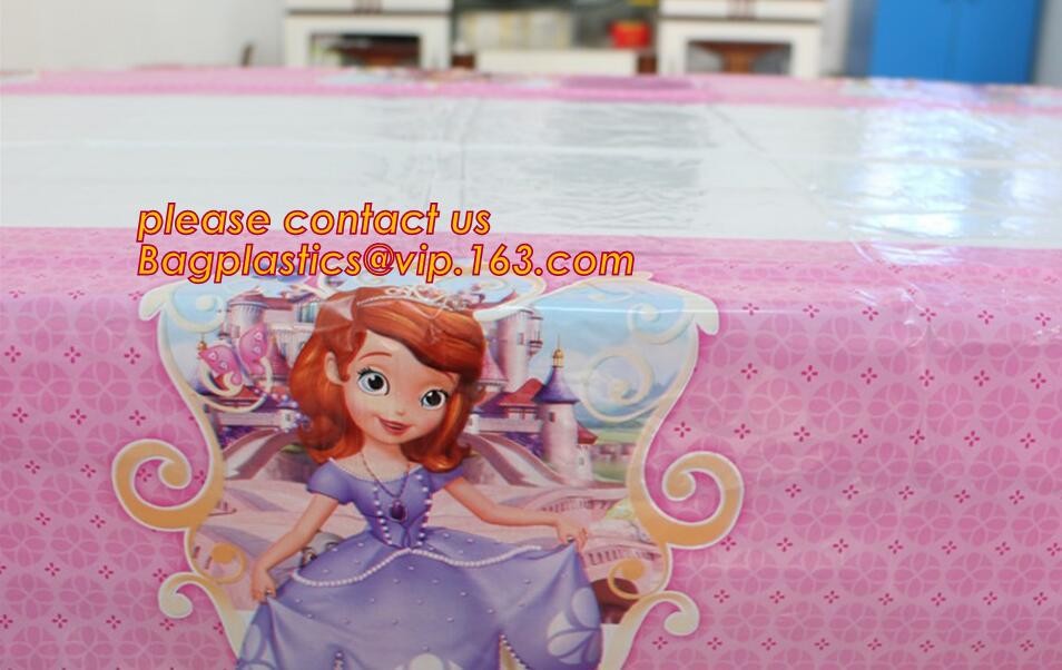 WHOLESALE DISPOSABLE PE PRINTED POLKA DOTS PARTY TABLE CLOTH, TABLE COVER,1PCS/BAG,600BAGS/CTN,SEASONAL PACKAGING TPU EV