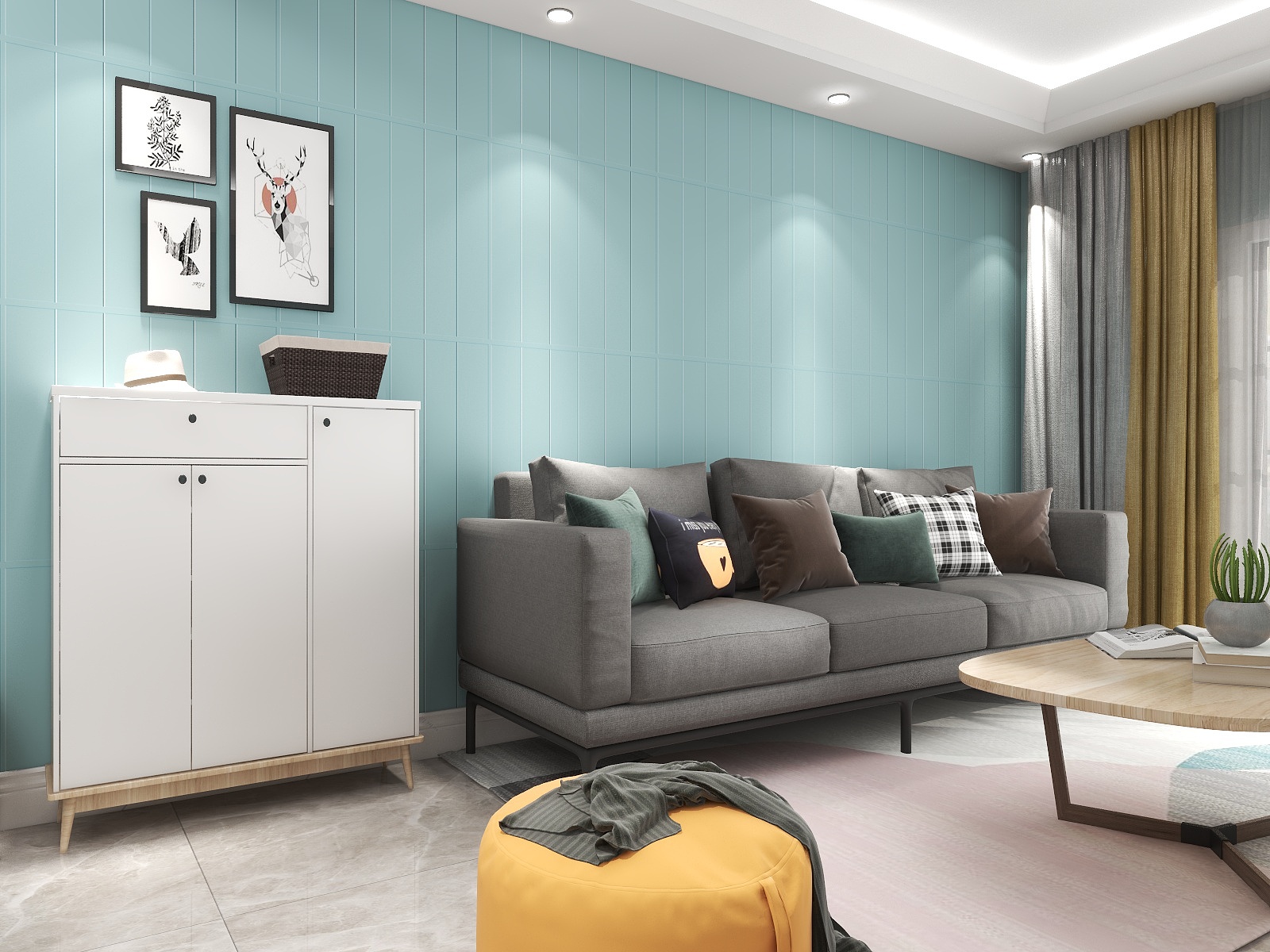 Modern Style 3D Wood Panel Wall Covering Stickers with Waterproof Technology