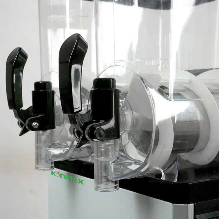 Three Tank Ice R404A Granita Slush Machine High Speed