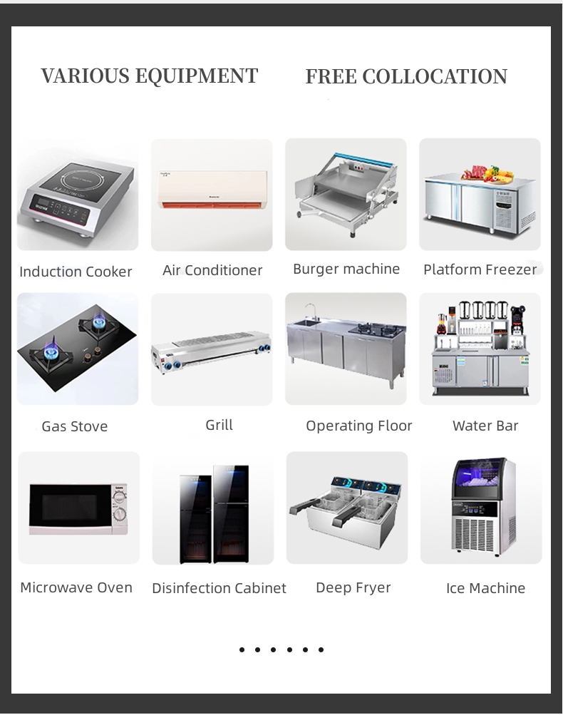 110v/220v Electric Vendor Carts Hot Dog Mobile Food Truck with Soybean Material