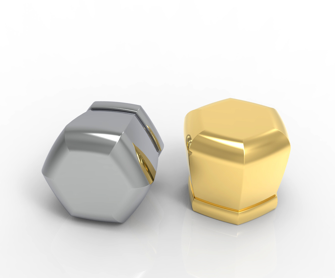 ISO 9001 Hanging Plating Zinc Alloy Perfume Bottle Cap