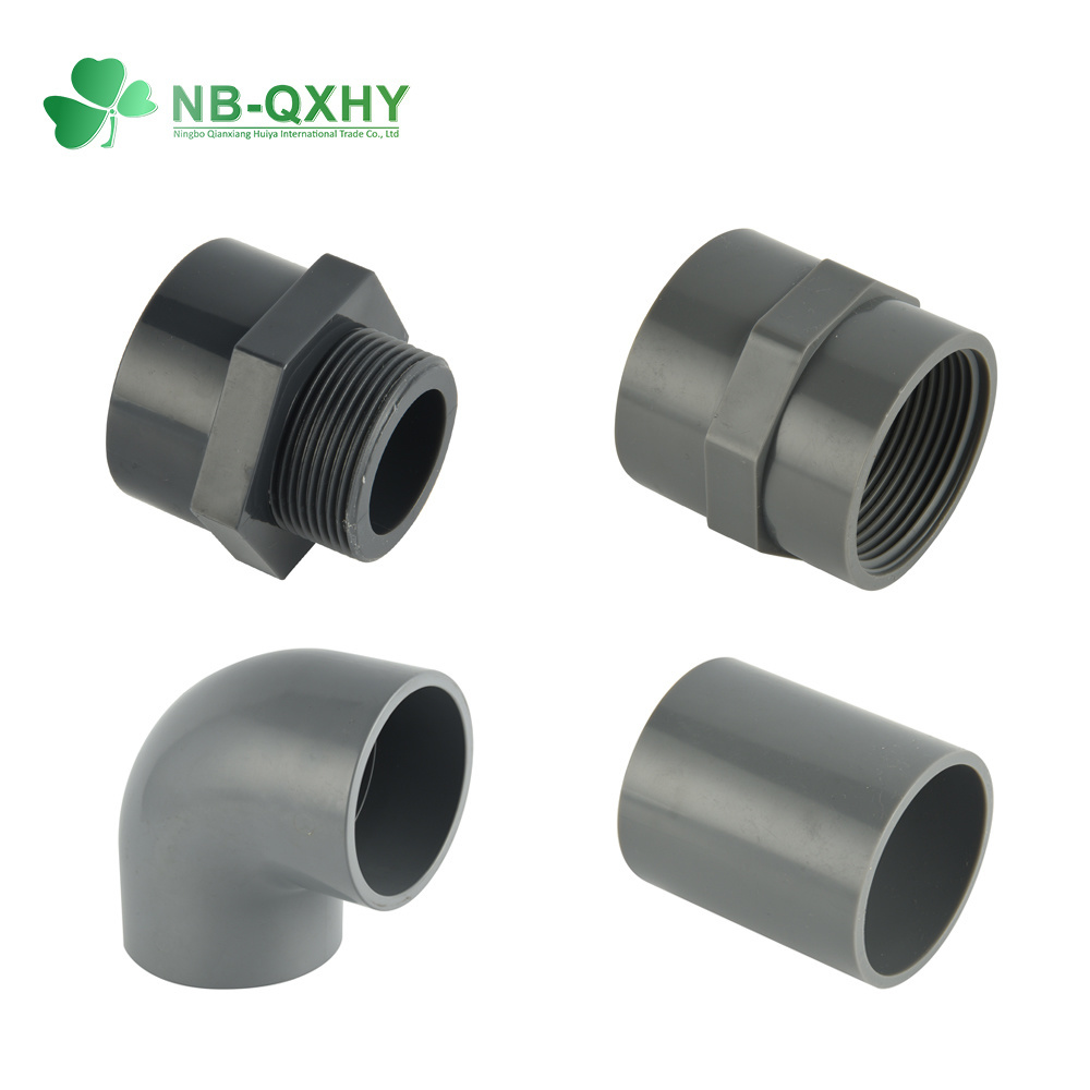 Plastic Pipe Fittings Water Connection PVC Male Female Thread Adapter