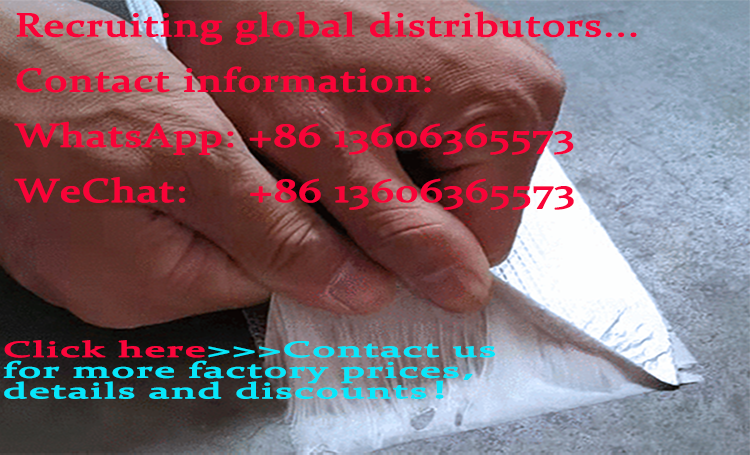 Online Technical Support 1mx10m Self Adhesive Bitumen Waterproof Membrane for Roofing