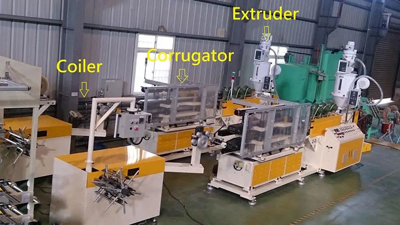 12-63MM PPR Single Wall Pe Single Wall Corrugated Pipe Machine PVC Electric Pipe Making