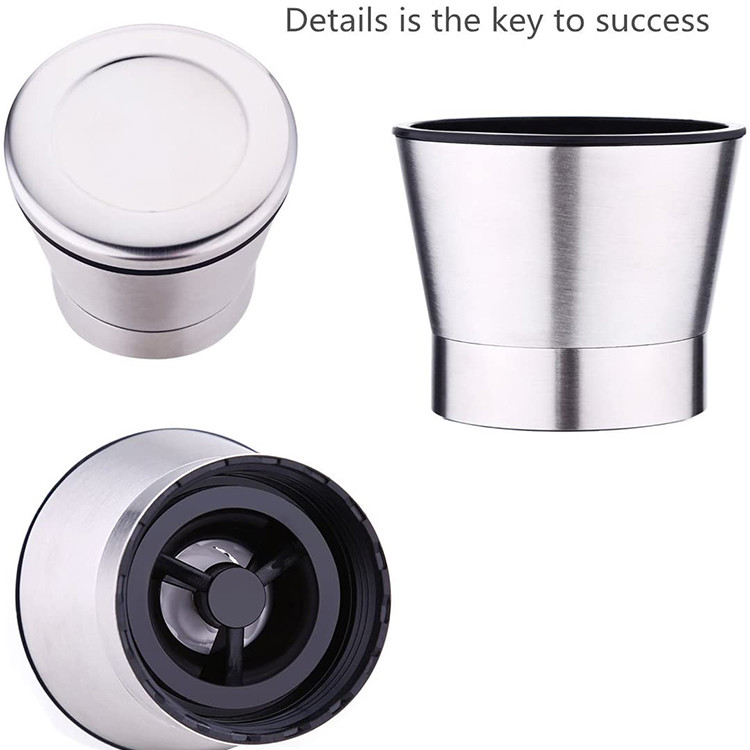 2 in 1 plastic jar 258g 80ml stainless steel pepper mill