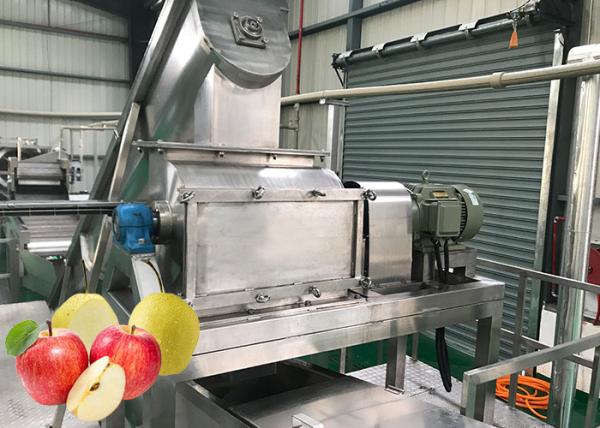 SUS 304 Apple Juice Concentrate Fruit Processing Line 1500T/Day