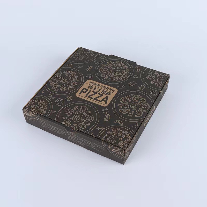 Custom Eco Friendly Disposable Food Packaging Boxes Hamburg Pizza Box Manufacturers CMYK/Pantone Printed