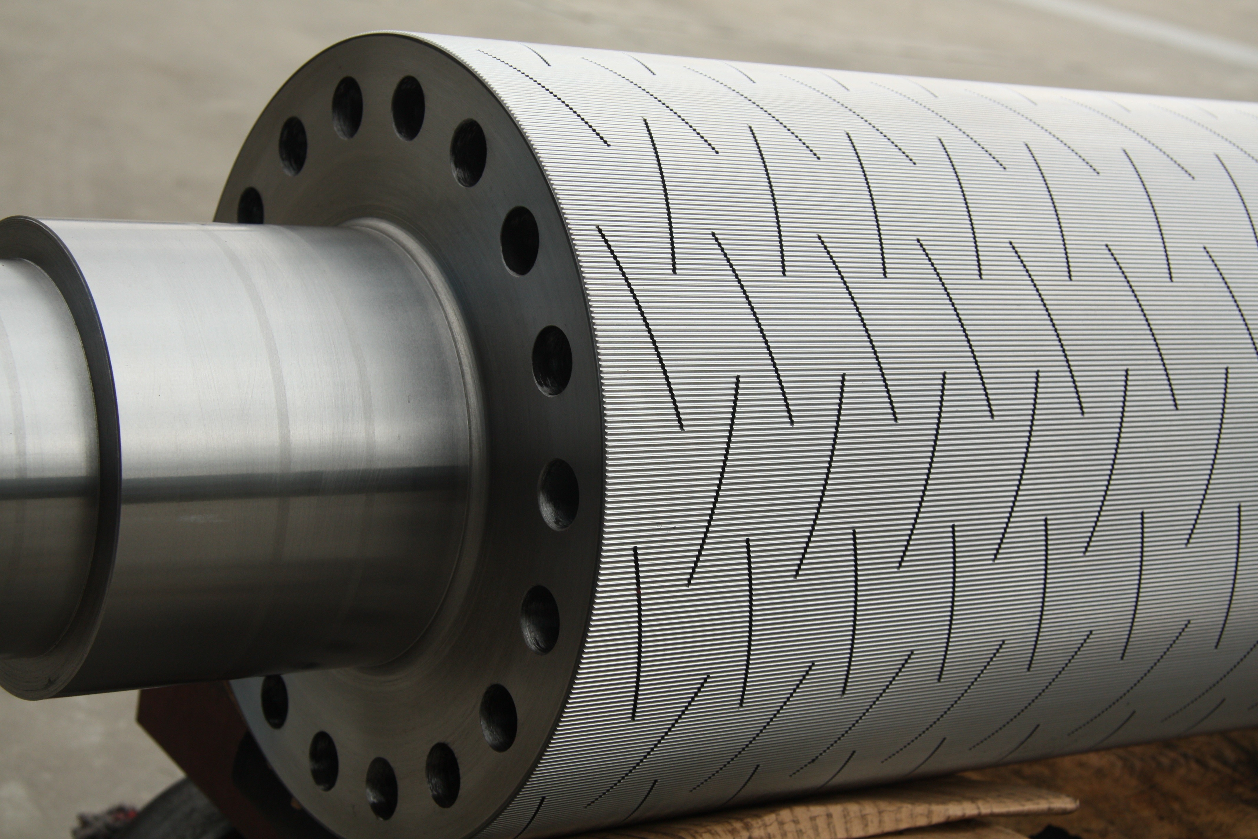 B Flute UV Profile JS Single Facer Corrugating Roll