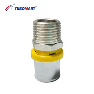 China Tubomart OEM Brass Compression Fittings Equal Elbow and Unequal Elbow Smooth Gas/Water Pipe with ISO on sale