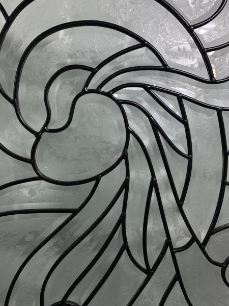 Patina Caming Decorative Leaded Glass For Interior Doors
