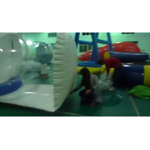 OEM Inflatable Snow Globe with Tunnel for Promotion