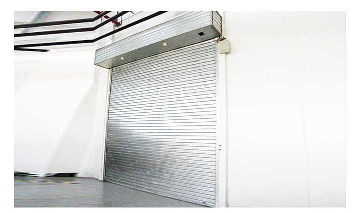 Commercial Fire Rated Roller Shutter Door Galvanized Steel 1.5KW 8m Side Sliding